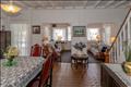 Airy and elegant dining area
